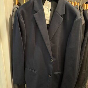 Theory Men's Tech Blazer - Navy - Size 46 (XXL) - 80% OFF (MSRP $595) - NWT